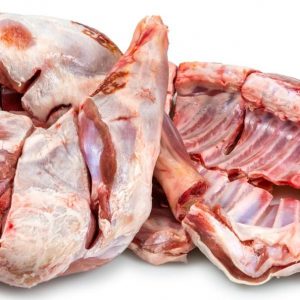 Half of medium size goat meat (skinned) 7.5kg to 8kg