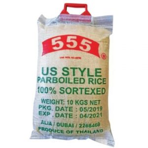 555 US Style Parboiled Rice 20kg