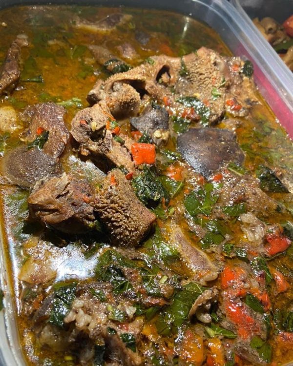Yam Pepper Soup with Aju Mbaise for Nursing Moms – Ji mmiri Oku 2.5 Litres