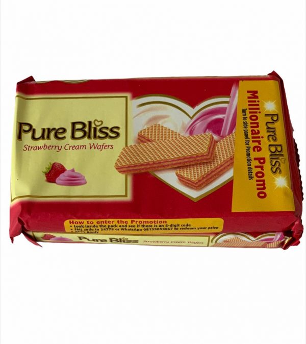 Pure Bliss Strawberry Cream Wafer 1 pack
