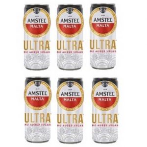 Amstel Malta Ultra No Sugar Added x 6 Cans